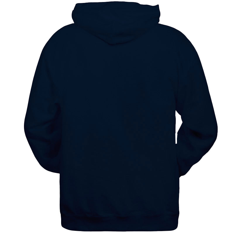 Sudadera Capucha Cremallera Hombre Trasero